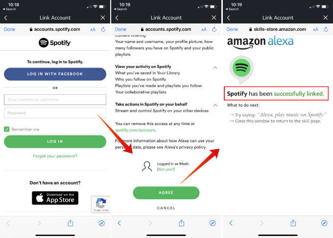 How to play spotify on alexa